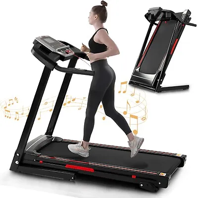 Folding Treadmill For Home Electric 3.5 HP Foldable Running Machine W/Incline • $379.99