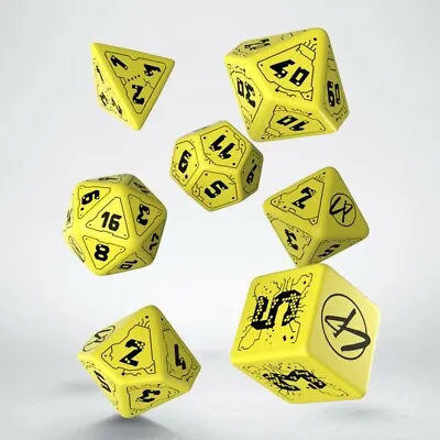 Q-Workshop BNIB Cyberpunk RED Dice Set: Danger Zone (7) • £15.50