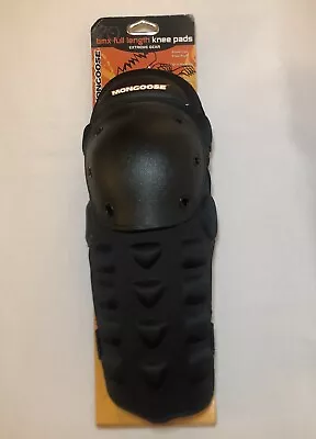 Mongoose BMX Full Length Knee Shin Pads Extreme Gear MG517 Mountain Biking NWT • $18.56