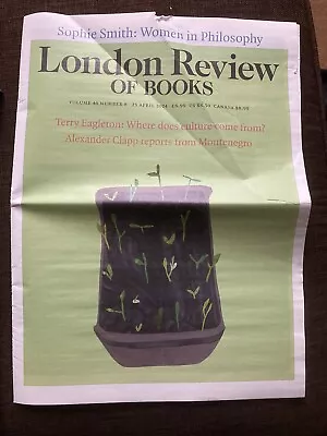 London Review Of Books Magazine 25 April 2024 • £4.99