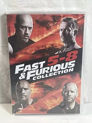Fast & Furious Collection: 5-8 (DVD) Brand New Sealed • $6.80