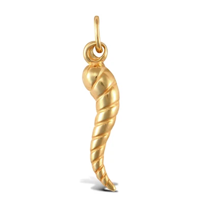 £54.99 • Buy Jewelco London Ladies 9ct Yellow Gold Horn Of Plenty Charm Pendant