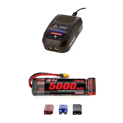 Venom 8.4V 5000mAh NiMH Flat Pack Battery With Sport Charger Combo • $88.48