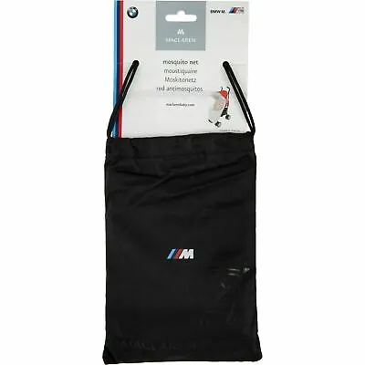 BMW MACLAREN Grey Buggy Mosquito Net With Pouch Bag For Baby Pram • £14.39