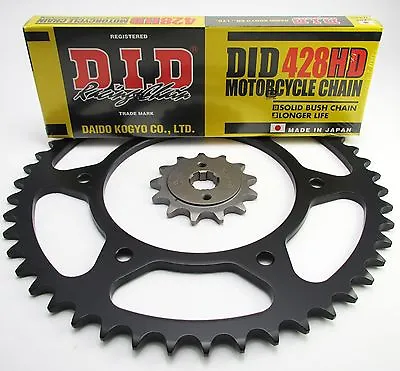 $73.50 • Buy Yamaha DT175  1984-1996 Chain And Sprocket Set