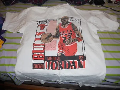 Vintage Michael Jordan Single Stitch Nutmeg Bulls  SIZE L • $55