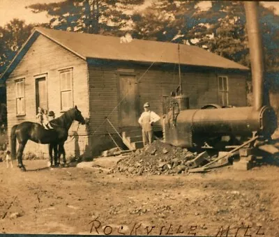 RPPC Mill Steam Engine Horse Rockville Pennsylvania PA 1907 DB Postcard • $57.56