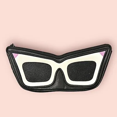 Lady Gaga Elton John Sunglasses Cosmetic Bag Purse Love Bravery Clutch EUC • £9.45