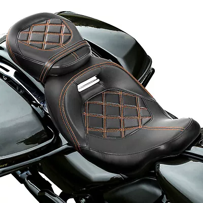 For Harley Touring CVO Road Street Glide 2009-2024 Driver Passenger Pillion Seat • $78.99