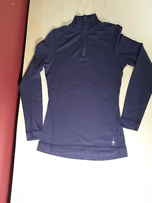 Smartwool 100% Merino Wool 1/4 Zip Long Sleeve Base Layer Women XS-S • $12