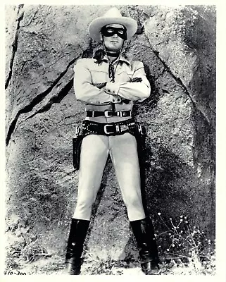 $7.99 • Buy The Lone Ranger Clayton Moore B&W 8x10  TV Picture Celebrity Print Photo Mask