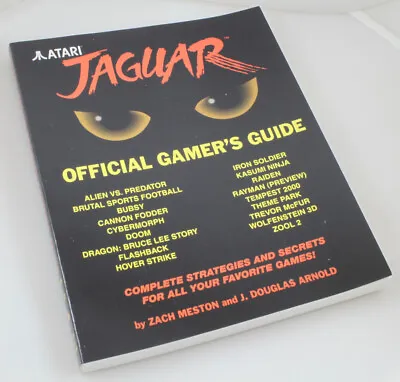 Atari Jaguar Official Gamer's Guide - Zach Meston J. Douglas Arnold - BRAND NEW  • $21.95