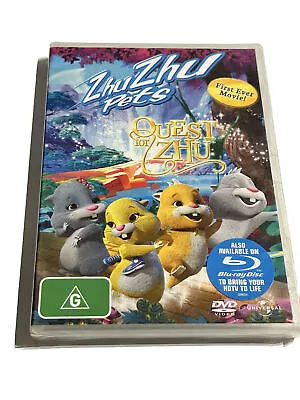 ZhuZhu Pets - Zhu Zhu Quest For Zhu DVD Region 2 4 5 PAL  Brand NEW Sealed • £12.40