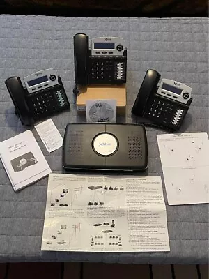 NEW XBlue X16 PLUS VoIP Digital Phone System With 4 Office Phones • $150