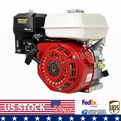 6.5HP Gas Engine For Honda GX160 160cc 4-Stroke OHV Air Cooling Horizontal Shaft • $151.05