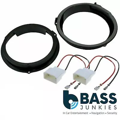 £19.99 • Buy Ford C Max 2010 Onwards 17cm 6.5  Front Door Car Speaker Brackets Adaptor Rings