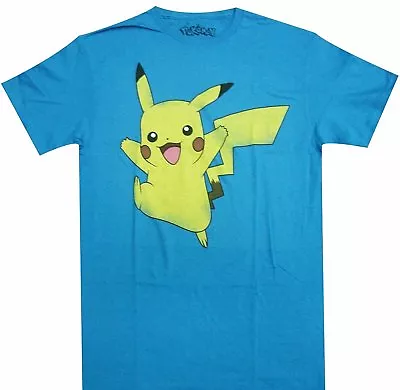 Pokemon Pikachu Jump Adult T Shirt • $13.75