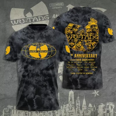 Wu-Tang Clan 1992-2024 32rd Anniversary Rap Hip Hop T-Shirt Hoodie For Men Women • $23.99