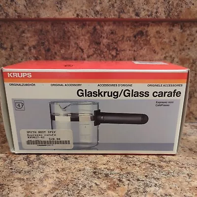 $15 • Buy KRUPS Glaskrug Glass Carafe Original Replacement Espresso Mini CafePresso New 