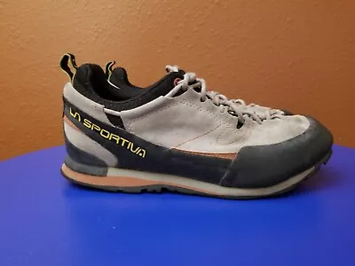 La Sportiva Boulder X Mens Clay Saffron Hiking Trail Shoes Men’s Size 9 • $38