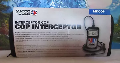 MATCO TOOLS MDCOP Interceptor/Automotive Scope Scanner In Zipper Case +/- 30 KV • $314.79