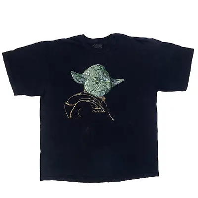 Marc Ecko Cut & Sew Star Wars Yoda Tshirt - XL Black Graphic Tee • $10.50