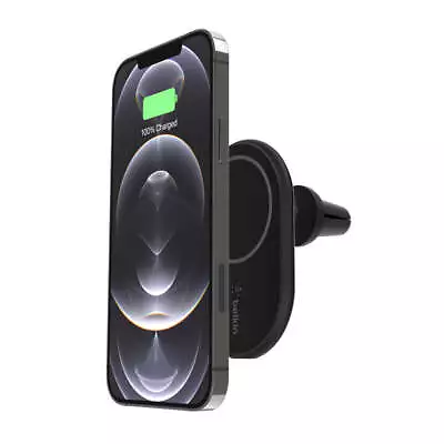 Belkin BOOST CHARGE Magnetic Wireless Car Charger For MagSafe Devices-Black • $109.94