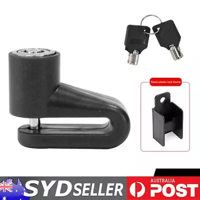 Electric Scooter Disc Brake Lock Anti Theft With Lock Frame For M365 (Black) • $9.09