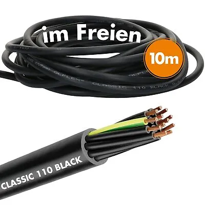 10 Meter Lapp Cable 1120309 Oilflex Classic 110 Black 0.6/1kV 4G1.5mm2 Line • $32.39