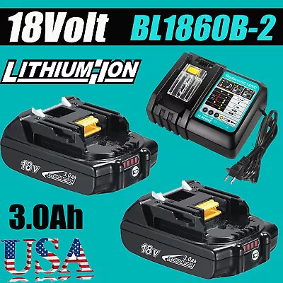 Replacement For Makita 18V 3.0Ah Lithium Ion Battery Or Charger BL1815 BL1830B • $20