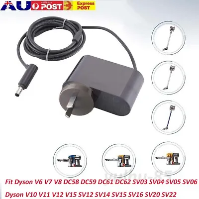 For Dyson V10 V11 V6 V7 V8 Battery Charger Power Supply Adaptor Vacuum Au • $16.05