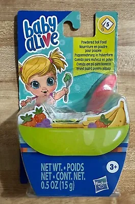 Baby Alive Doll Food Powdered 5 Packets And Spoon New • $7.50