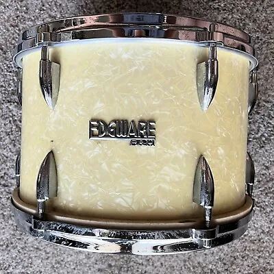 Boosey & Hawkes Edgware 8 X 12  (Diameter) Tom Tom In White Diamond Pearl • $199