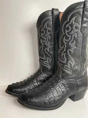 Vintage Nocona Hornback Caiman Crocodile Cowboy Boots 10.5 D Exotic • $449.99