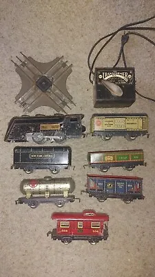 Vintage Pre War MARX Electric Train Set Pressed Steel Vanderbilt NYC • $124.99