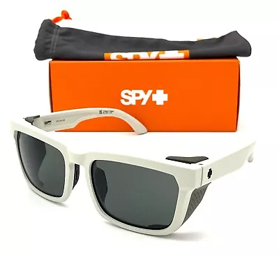 SPY HELM TECH Matte Vintage White / Happy  Gray Green   57mm Sunglasses • $68.95