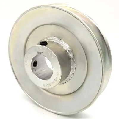 $21.15 • Buy V-Groove Drive Pulley 4.5'' Dia. 1'' Bore Steel