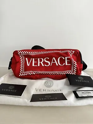 Versace 90s Box Logo Belt Bag • $650