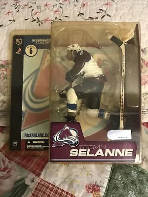 McFarlane NHL Series 6 TEEMU SELANNE Colorado Avalanche #8White Jersey NEW LOOK • $45