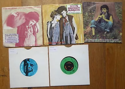 Dexys Midnight Runners  5 Singles -geno Come On  Eileen jackie Wilson Said Etc • £4.99