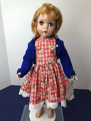 17” Vintage Madame Alexander 1950’s Maggie Face Doll Redressed Blonde Hair #S • $89.95