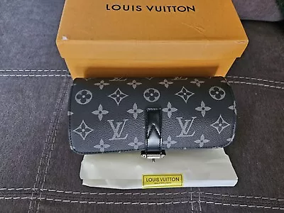 Louis Vuitton Eclipse Monogram 3 Watch Case • $600