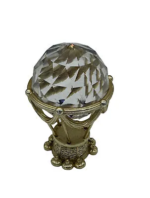 Pristine Condition Vintage Swarovski Trimlite Hot Air Balloon Crystal Figure 3  • $74.99