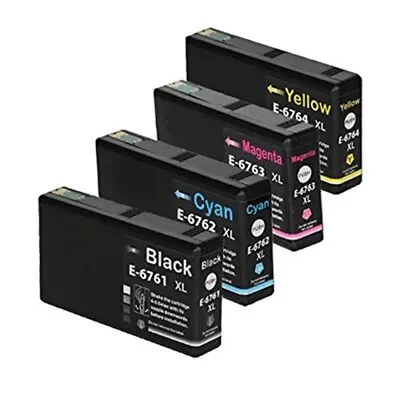 4x Generic Ink Cartridges 676 676XL For Epson WorkForce Pro WP-4530 WP-4540 • $17.30