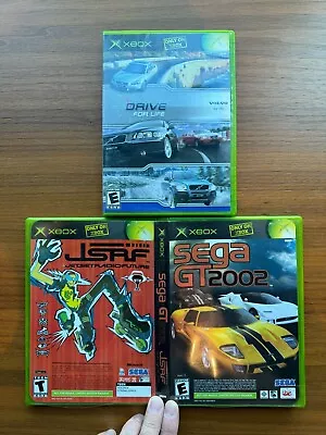 Xbox Game Bundle With Jet Set Radio Future Sega GT And Volvo Drive For Life CIB • $19.99