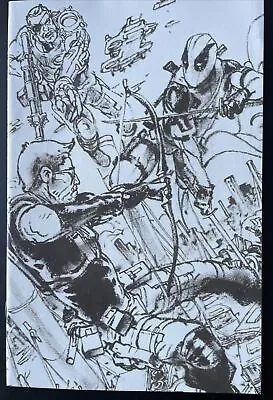 Civil War II #0 • Kim Jung GI B&W Sketch Connecting Variant! (Marvel 2016) • $3.99