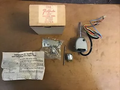 Vintage Pathfinder Self Cancelling Turn Signal Switch New Grey 12 V.  • $219.99