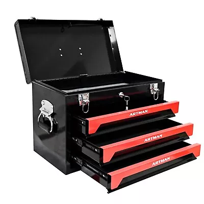 Tool Box Tool Chest With 3-Drawer Tool Storage CabinetBLACK • $113