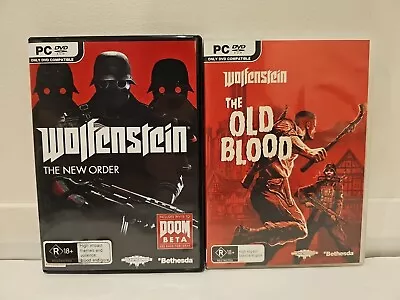 Wolfenstein PC Bundle - The New Order - The Old Blood PC Games • $39.88