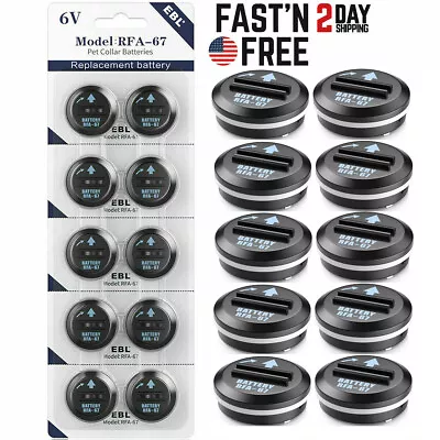 10x  6V Batteries For PetSafe RFA-67 6Volt Pet Collar Battery Fence Bark Collar • $13.49